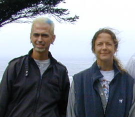 Tom and Kelly on the Oregon coast