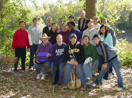 UNCP mycology class and others along the Cape Fear River